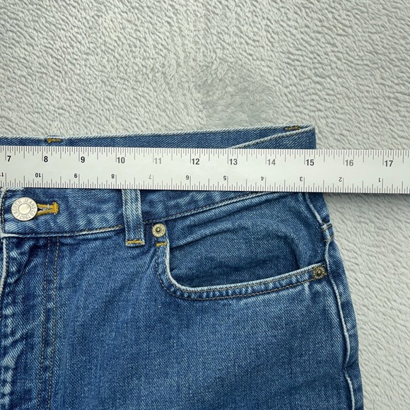 Lauren Ralph Lauren Straight Leg Jeans Womens Blue 8 Denim Cotton Streetwear - Picture 4 of 8